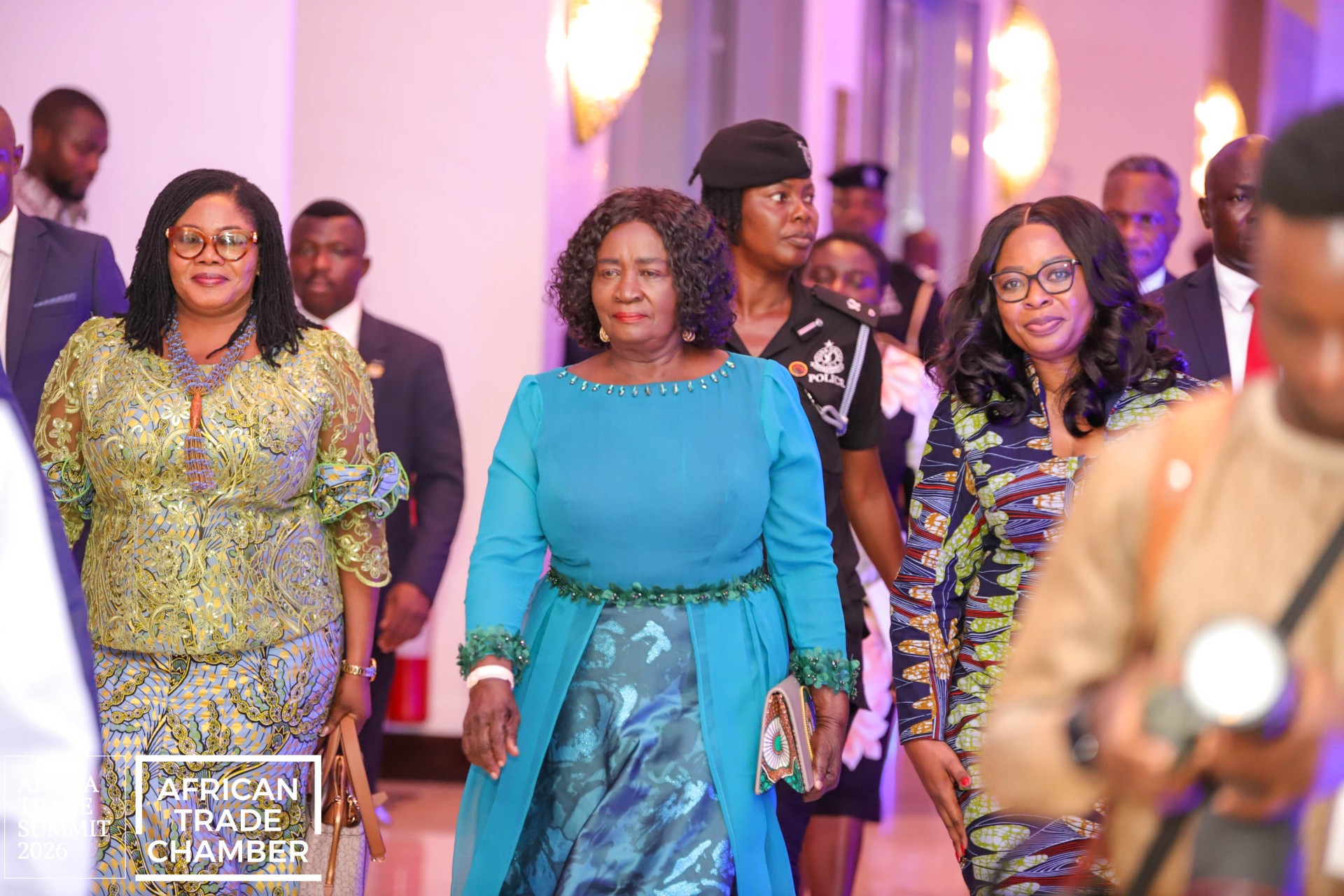 Honourees and delegates arriving together at the Africa Trade Awards Gala