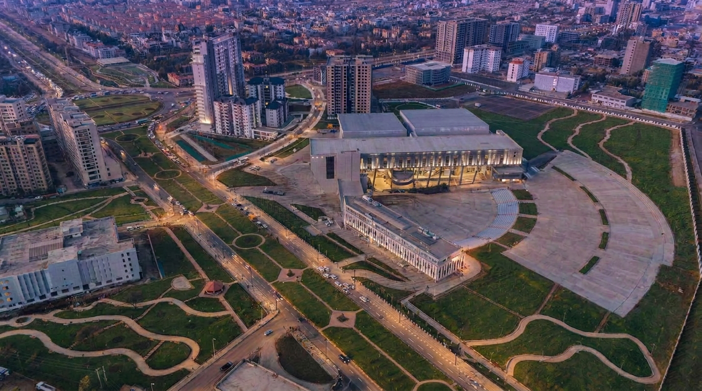 Aerial view of the 2027 Africa Trade Awards event setting