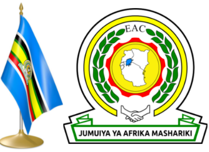 East African Community (EAC) emblem and flag